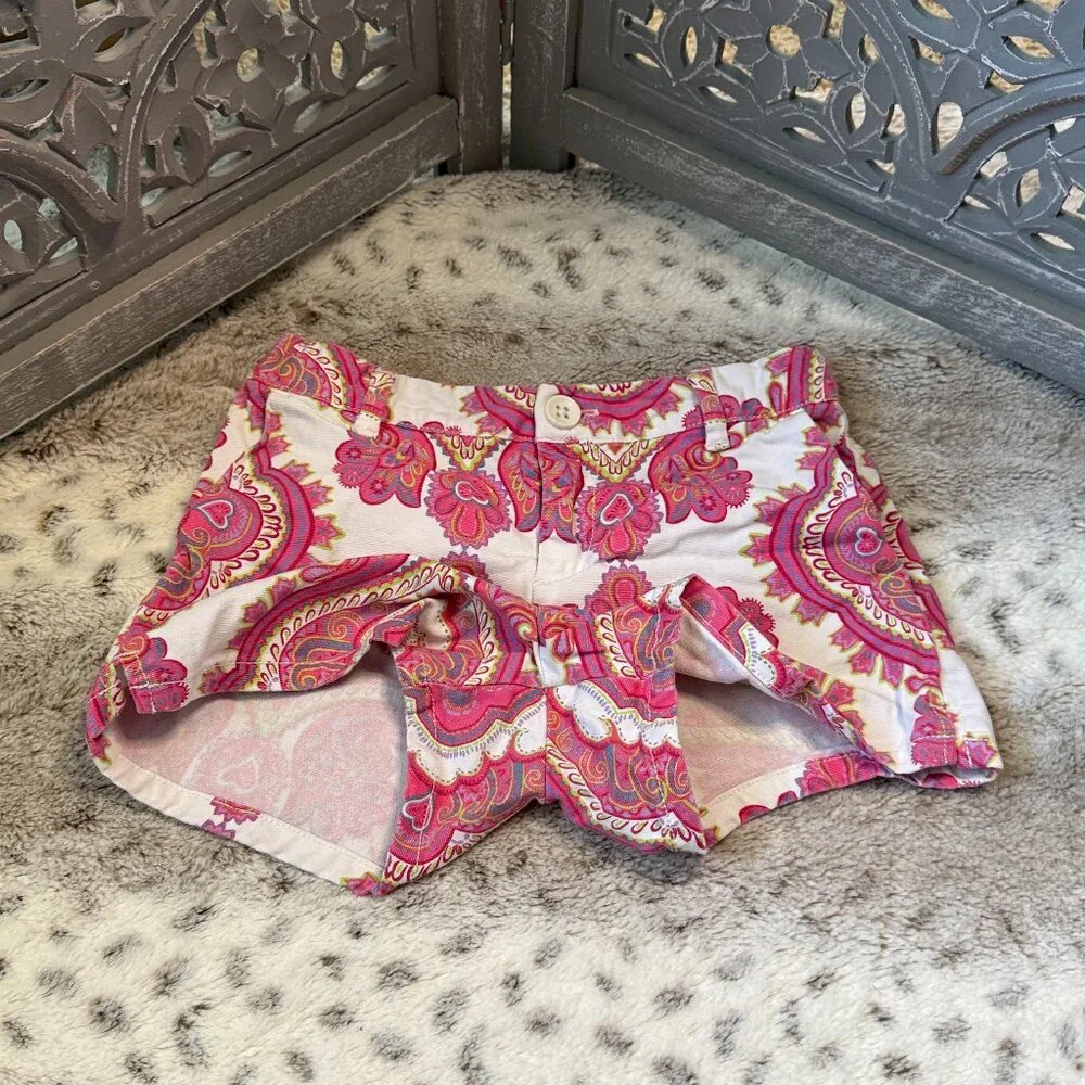 GAP Kids floral boho shorts girls size 8 summer vacation girlhoodcore barbiecore